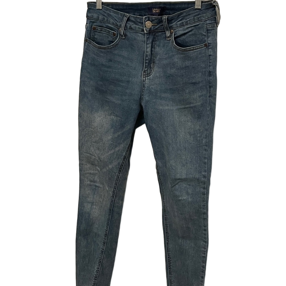 Women’s Cavalli Class Blue Jeans with Raw Hems Size 27